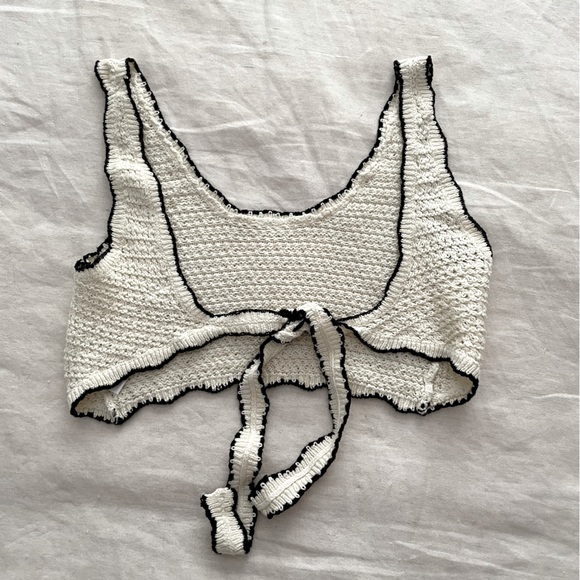 Crochet Tie-Back Top - Picture 2 of 3